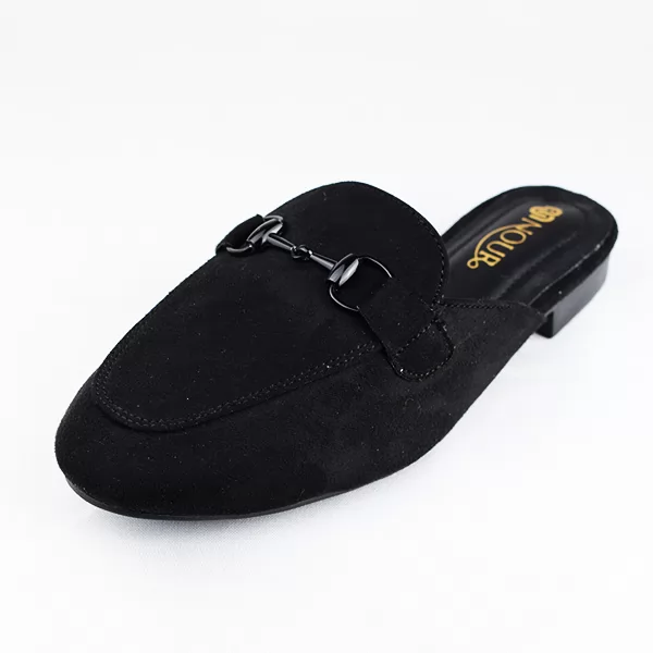 Mule pour femme  R010 noir  ..................  sandale médicale femme confortable Maroc